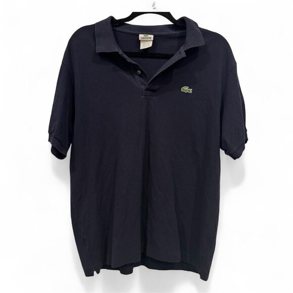 LACOSTE Men's Short Sleeve Polo Shirt Size 6 Alligator Logo Vintage - Picture 1 of 6